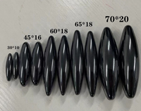 Aimants en ferrite en forme d'œuf en gros, livraison rapide, aimant en forme d'œuf 43X15