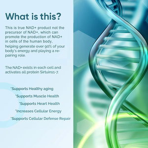 Cápsulas de Suplemento NAD al por Mayor OEM con Trans-Resveratrol, Vitamina B3 y <span class=keywords><strong>TMG</strong></span> para un Envejecimiento Saludable - Product Image 3