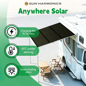 <span class=keywords><strong>Toldo</strong></span> Solar <span class=keywords><strong>Enrollable</strong></span> para Cubiertas de Barcos - Módulo Solar Flexible CIGS Impermeable y Anticorrosión, <span class=keywords><strong>Toldo</strong></span> Solar Flexible CIGS para Autocaravanas - Product Image 4