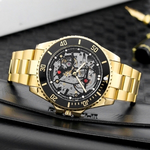 Reloj de Lujo Dorado para Hombre - Reloj de Marca de Moda - Reloj Mecánico Automático de Alta Calidad para Hombre - Product Image 5