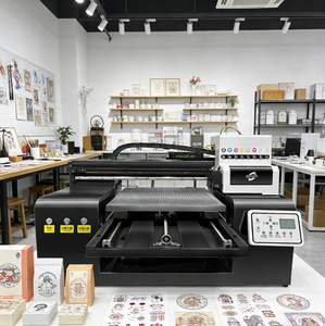 2025 업그레이드 6050 평판 UV DTF 프린터 A1 휴대폰 케이스 유리 공예 텀블러 크리스탈 트로피 스티커 인쇄기 - Product Image 2