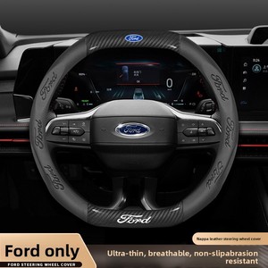 <span class=keywords><strong>Funda</strong></span> de <span class=keywords><strong>Volante</strong></span> Deportiva de Cuero Genuino para los Modelos <span class=keywords><strong>Ford</strong></span> Edge L/New <span class=keywords><strong>Mondeo</strong></span>/Focus/Explorer y Lingrui 2025 - Product Image 4
