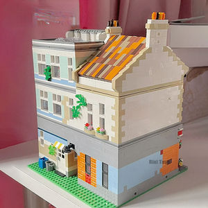 Zhe Gao 00958 Expert Street View Bakstenen Vierkante Postkantoor Modulaire Bakstenen Modelonderwijs Speelgoed Geschenken Voor Kinderen Bouwstenen Sets - Product Image 4