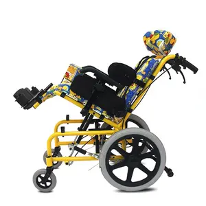 Педиатрическая инвалидная коляска с наклоном в пространстве для защиты от головного мозга, распродажа детей