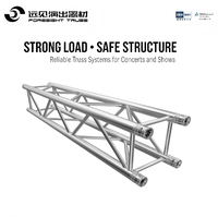 Structure de scène professionnelle pour concerts, truss carré en aluminium de 290 mm, truss à embout F34, haute capacité de charge, certifié CE pour les festivals de musique