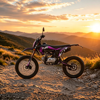 Moto Tout-Terrain 50cc Refroidi à Air Phare LED Suspension Hydraulique Moto Dual-Sport Meilleurs Fabricants de Chine