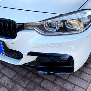 2 Piezas para BMW Serie 3 F30 F31 M Sport 320i 325i 2012-2018, Cubierta de Luz Antiniebla Delantera, Rejilla de Ventilación, Estilo Fibra de Carbono - Product Image 5