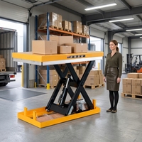 Plateforme élévatrice à ciseaux électrique industrielle 5000 kg, table élévatrice robuste pour la manutention de matériaux lourds en entrepôt JIALITE Q235