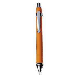 Penna a Sfera in Metallo Arancione con Inchiostro Nero, Penna Promozionale Originale, Corpo Resistente e Elegante - Product Image 1