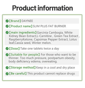 Zayıflama tabletleri diyet kilo kaybı için hızlı ve güçlü yağ yakıcı ince haplar - Product Image 6