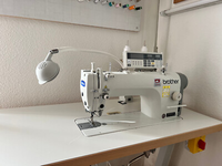 Machine à coudre industrielle à point noué à alimentation par aiguille, à entraînement direct, à aiguille simple, Brother NEXIO S-7220D d'occasion