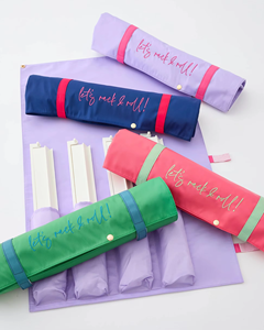Embroidered Mahjong Storage <b>Bag</b> Custom Large Capacity Cosmetics <b>Bag</b> Makeup Tools Organization Racks <b>Bag</b> - Product Image 2