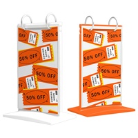 Support de menu de table en acrylique de taille personnalisée de haute qualité