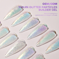 Gel de construction professionnel végétalien et écologique à faible chaleur, sans HEMA, pour extensions d'ongles, marque privée OEM/ODM