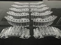Cuvette de réaction jetable en plastique PS compatible avec l'analyseur de biochimie Bioelab AS120, récipient pour échantillons de laboratoire