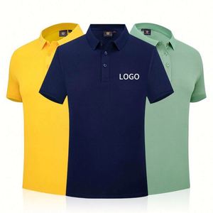 High Quality Unisex Fashion Premium Short Blank Tees Polos Custom Logo Personalised Embroidered 100% Coton Printing Polo Shirts - Product Image 1