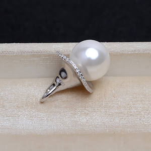 จี้เงินแท้ S925 ทรงบาโรก ประดับมุก รูปปีศาจน้อย ดีไซน์อเนกประสงค์ รุ่น 4327 อุปกรณ์ทำเครื่องประดับ - Product Image 2