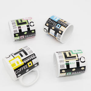 Taza de Café Minimalista de Cerámica Sólida con Diseño de Horóscopo y Asa, Decoración Navideña - Product Image 4