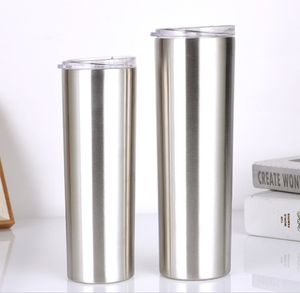 Vaso Térmico Delgado de Acero Inoxidable de Doble Pared de 15oz/20oz/30oz/35oz, Taza de Viaje para Café con Aislamiento al Vacío, con Pajita y Tapa - Product Image 3