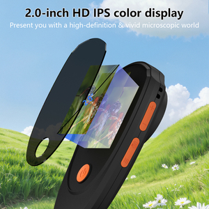 Mini cámara de mano para niños, juguetes, pantalla IPS de 2 pulgadas, aumento de 2MP 500x, microscopio electrónico USB, herramientas de prueba de mantenimiento - Product Image 4