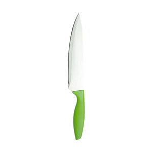 Juego de cuchillos de cocina con mango de PP antideslizante verde, cuchillas afiladas de acero inoxidable, resistentes al óxido, cuchillos de cocina multiusos para el hogar y la preparación de alimentos. - Product Image 5
