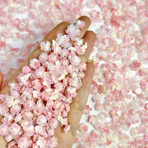<span class=keywords><strong>Kit</strong></span> de Matériaux pour Nail Art en Résine Florale Rose Phosphorescente Populaire en Gros – Accessoires de Bijoux DIY Frais de Printemps - Product Image 4