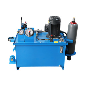 Estación de Bombeo Hidráulico de 250 Bares y 5.5 Kw, 1 Etapa, Tanque de Combustible Personalizable, Tubería M18, Sistema de Aceite Hidráulico - Product Image 1