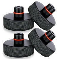 Ensemble de 4 patins de levage en caoutchouc vulcanisé dur avec boîte de rangement pour Tesla Model 3/S/X/Y 2016-2023