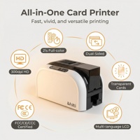 Printer Kartu HiTi New CS270e 300DPI Pencetakan Sublimasi Satu Sisi/Dua Sisi untuk Kartu RFID IC Magnetik