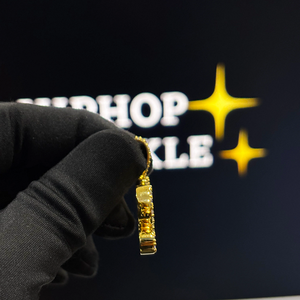 Pendentif personnalisé Hip Hop de luxe, serti de moissanite, collier breloque pour accessoires streetwear style rappeur - Product Image 2
