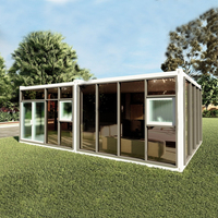 Maison conteneur pliable et extensible pour usage familial, 20 pieds, modulaire, préfabriquée, pour bureau, entrepôt, campement, démontable