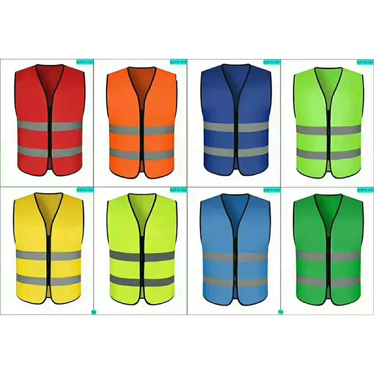 공장 전문 사용자 정의 반사 블루 핑크 성인 조끼 운동 반사 조끼