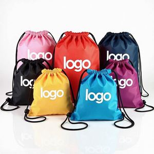 Custom logo Promotional Printing Sport Drawstring <b>Bag</b> Gym Backpack <b>Bag</b> Drawstring Gym Cinch <b>String</b> <b>Bag</b> - Product Image 1