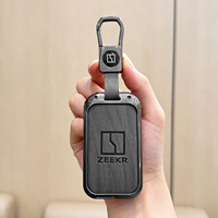 Étui de protection pour clé de voiture Zeekr en alliage de zinc, compatible avec Zeekr 001 2025, 001FR, 007, 009, 7X, X 2021-2025, porte-clés, accessoires