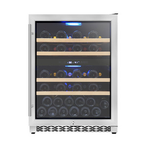 Cantinette Réfrigérée à Compresseur Sous Comptoir pour 54 Bouteilles, Double Zone, 150 Bouteilles, 46 OEM, 120 Bodega De Vino De 36 Botel - Product Image 1