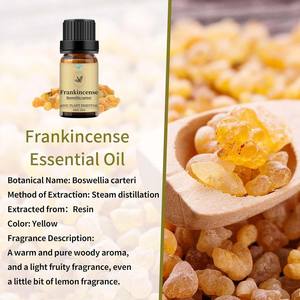 Huile essentielle d'encens 10 ml, soin corporel, parfum doux, huile parfumée pour diffuseur et aromathérapie - Product Image 3