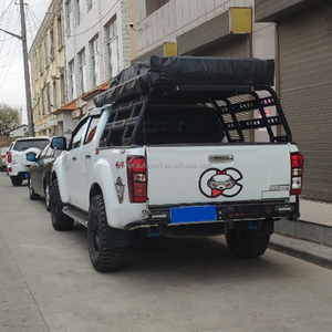 Barres transversales universelles <span class=keywords><strong>pour</strong></span> toit de <span class=keywords><strong>camion</strong></span> en <span class=keywords><strong>acier</strong></span>, fixation sur le <span class=keywords><strong>coffre</strong></span>, grande capacité, <span class=keywords><strong>pour</strong></span> Tacoma, Jeep, Tundra, Dmax, Hilux, cadre réglable - Product Image 6