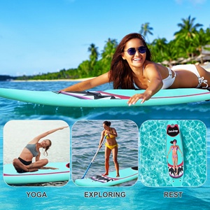 In Stock <b>Surfing</b> Board Inflatable Kayak Paddle Stand up Paddleboard Color Drop Sup Surfboard With Fins Inflatable Surfboard Padd - Product Image 2