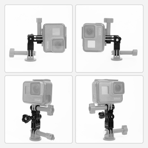 MechRig 180 Soporte de cámara de acción de giro lateral ajustable Universal para deportes extremos Disparos multiángulo - Product Image 5