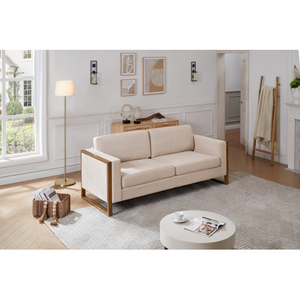 Conjunto de Sofá Cama Moderno con Patas de Metal, Premium de 3 Plazas para Salas de Estar, Dormitorios, Apartamentos y Hoteles - Product Image 1