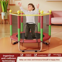 Trampoline intérieur épaissi antidérapant pour enfants, lit de rebond pour bébés, adultes et familles, idéal pour l'exercice physique
