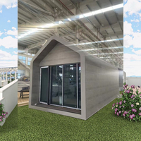 Maisons préfabriquées triangulaires en acier, étanches, design moderne, durables, sûres, pour usage extérieur, villas, jardins, abris de voiture