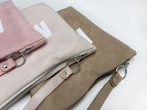 Màu Hồng Màu Be Nâu Khỏa Thân Biểu Tượng Tùy Chỉnh Cao Cấp Mềm Đồng Bằng Sling Màu Nhung Da Lộn Pouch Cho Yoga Pilates Nhà Cải Cách Mat - Product Image 6