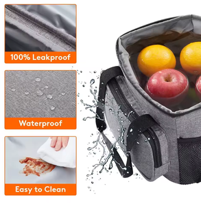 Sac isotherme multifonction écologique pour courses, grand format, idéal pour le déjeuner – Vente flash - Product Image 2
