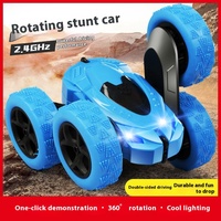Voiture de course RC double face à cascades pour enfants, véhicule tout-terrain éducatif télécommandé, cadeau pour garçons