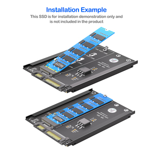<span class=keywords><strong>M</strong></span>.<span class=keywords><strong>2</strong></span> NGFF B - Key SATA SSD 转 SATA 3.0 适配器转换器，适用于 2230/2242/2260/2280 <span class=keywords><strong>M</strong></span>.<span class=keywords><strong>2</strong></span> SATA SSD，带框架支架 - Product Image 4