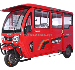 Triciclo Eléctrico de 3 Ruedas con Carrocería Cerrada para Adultos, con Capacidad para 4 Pasajeros y Gran Potencia - Product Image 1