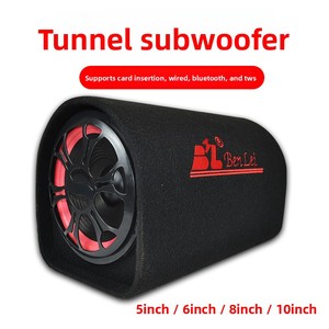 Factory Wholesale <strong>Car</strong> Audio High-Power Subwoofer <strong>Bluetooth</strong> with Microphone USB Card Slot Tunnel <strong>Speaker</strong> - Product Image 1