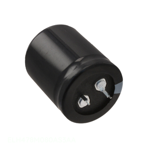 Distribuidor Autorizado, Condensador de Aluminio de 4700 uF, ELH478M080AS3AA, 4700UF, 20%, 80V, SNAP TH - Product Image 1