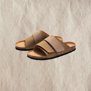 Summer Beach Cork <b>Slippers</b> for Men and <b>Women</b> Fashionable Outerwear Double Button Couple Style Retro and Trendy Casual Sandals - Product Image 1